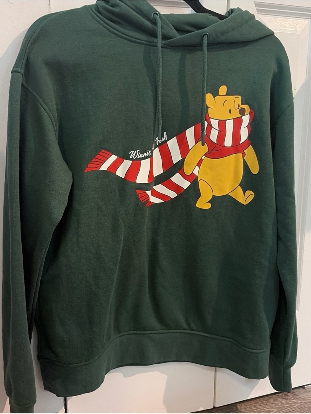 Primark Dark Green Winnie the Pooh Graphic Hoodie - Picture 2 of 5